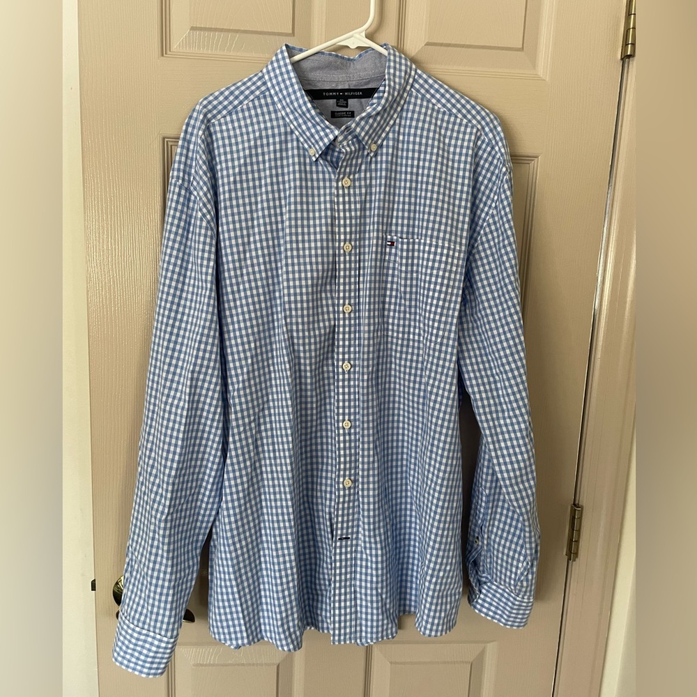 Tommy Hilfiger Men’s Button Down Shirt - XXL